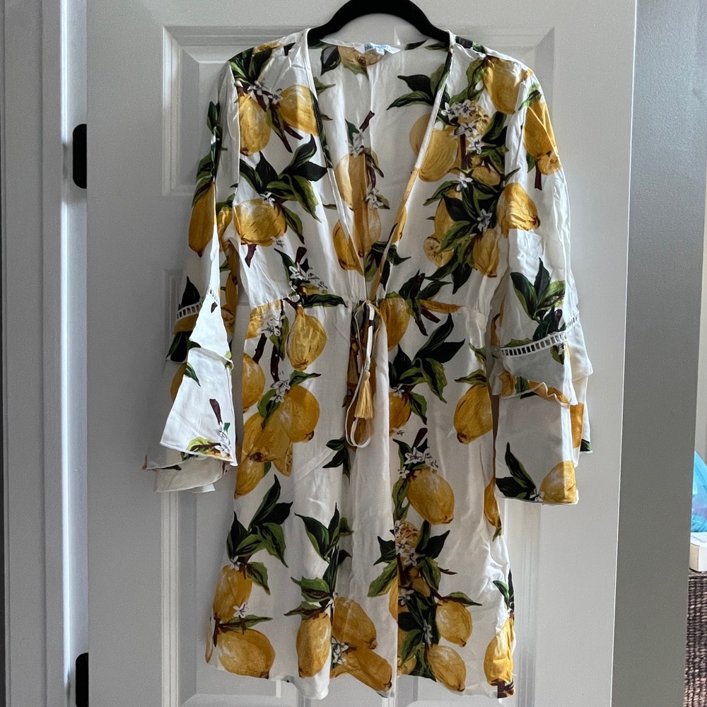 Lemons Swimsuit Cover-Up (NWOT)